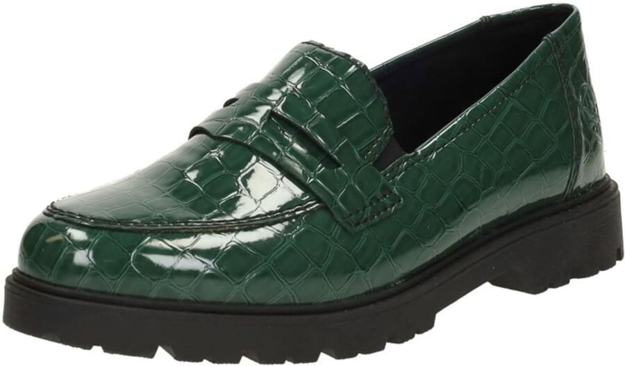 Rieker Groene Animal Print Loafer Instapper Green Dames - Foto 2
