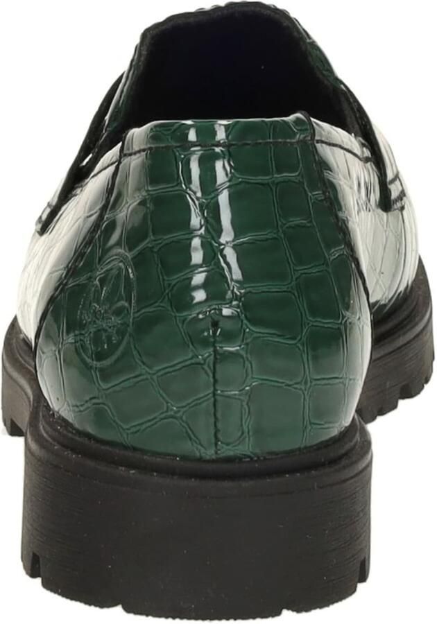 Rieker Groene Animal Print Loafer Instapper Green Dames - Foto 4