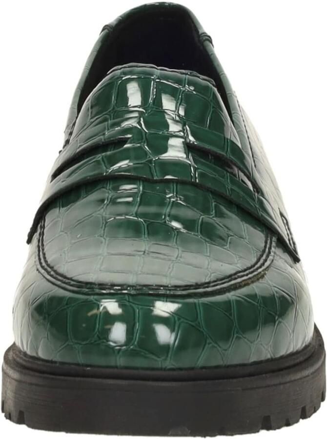Rieker Groene Animal Print Loafer Instapper Green Dames - Foto 3