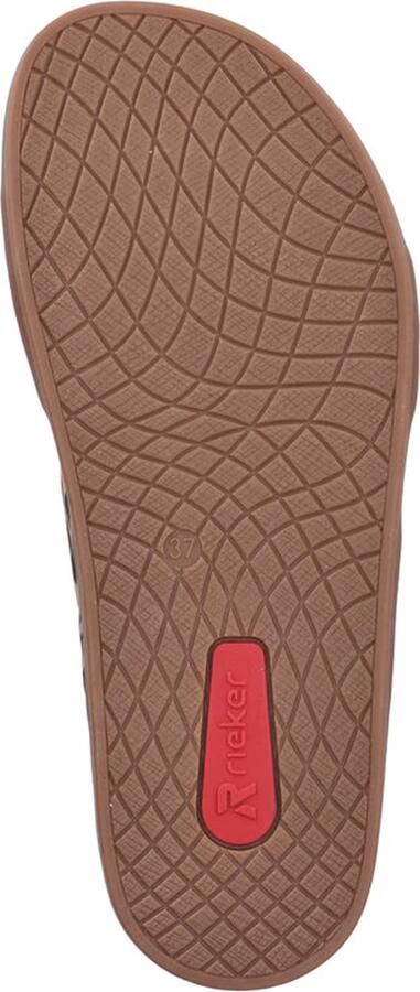 Rieker Muiltjes beige bruin zwart - Foto 5