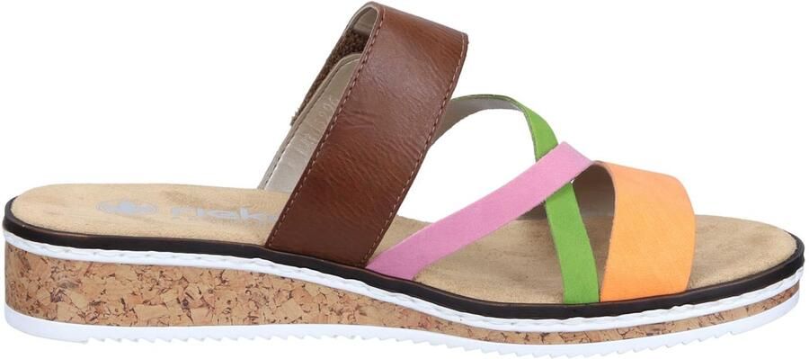Rieker Slipper V3652-96 Multi Zacht Voetbed