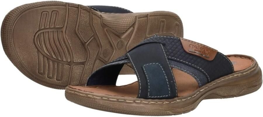 Rieker Slippers zomerschoen slippers badschoen met zachte binnenzool - Foto 3