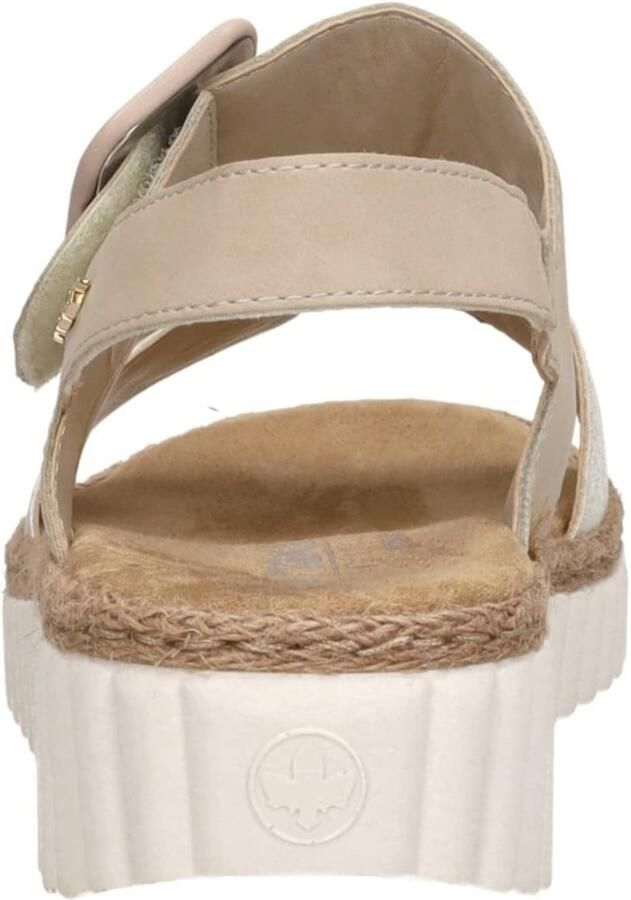 Rieker Sandalen zomerschoen sandaal sleehak met twee klittenbandsluitingen - Foto 8