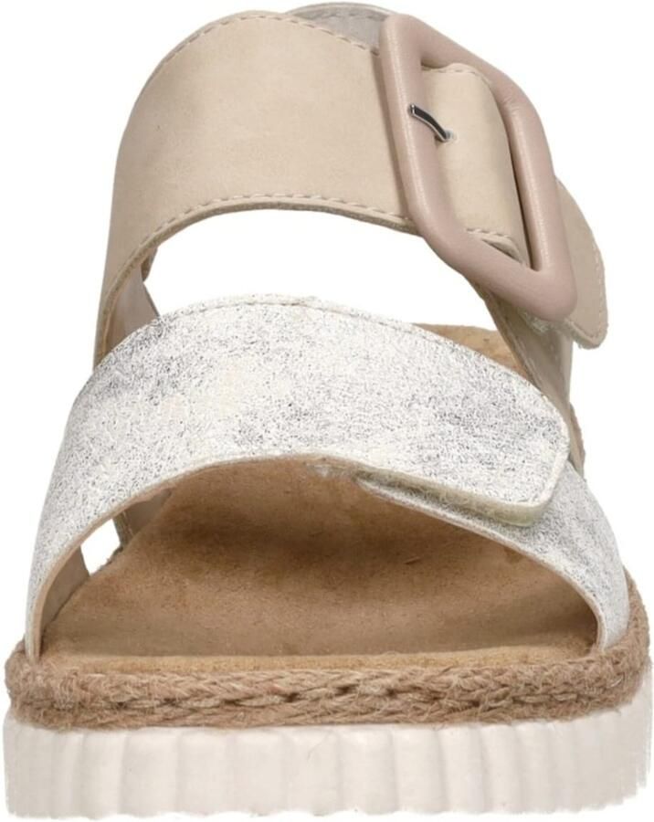 Rieker Sandalen zomerschoen sandaal sleehak met twee klittenbandsluitingen - Foto 7