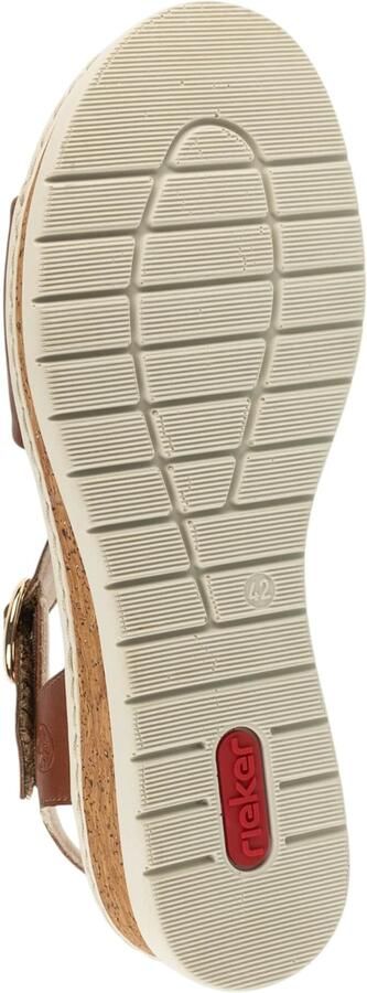 Rieker Sandalen met sleehak Sandals V4191 - Foto 4