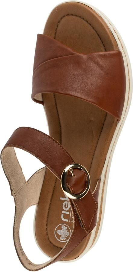 Rieker Sandalen met sleehak Sandals V4191 - Foto 3