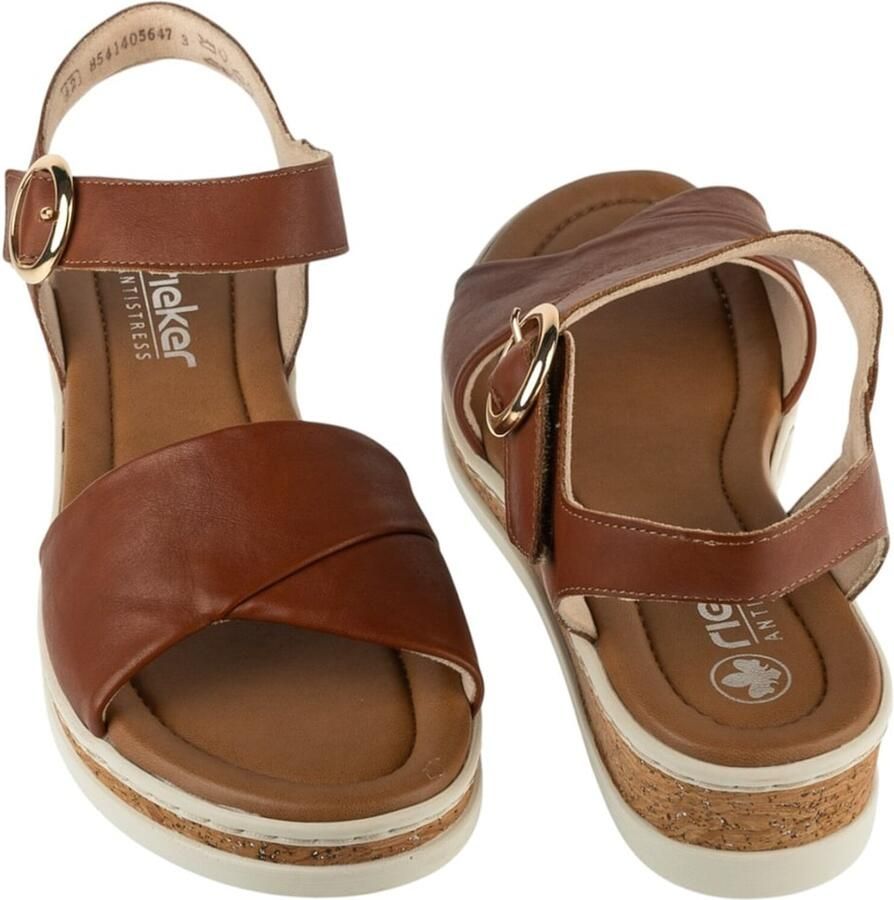 Rieker Sandalen met sleehak Sandals V4191 - Foto 5