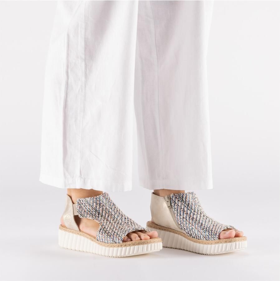 Rieker Sandals 69284 Vrouwen Veelkleurig Sandalen - Foto 6