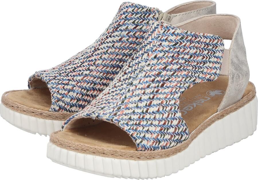 Rieker Sandals 69284 Vrouwen Veelkleurig Sandalen - Foto 3