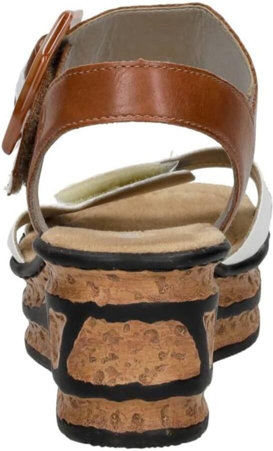 Rieker Trendy Platform Sandaal met gesp Multicolor Dames - Foto 3