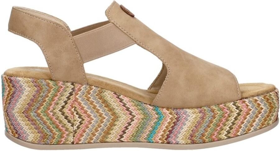 Rieker Sandaal 'Sandalen Hak' beige