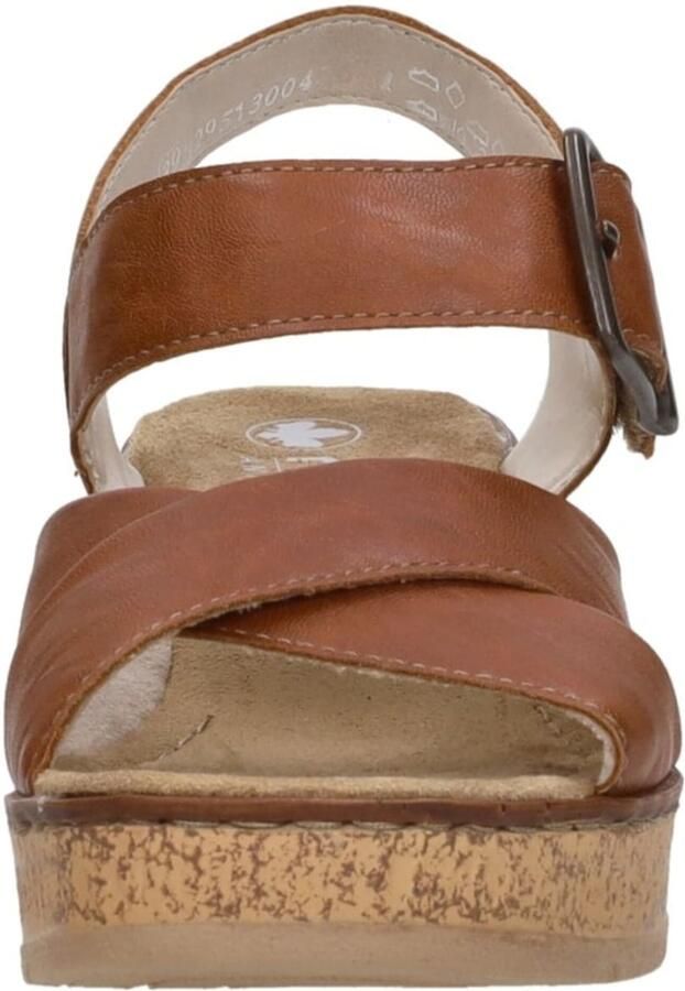 Rieker Sandalen Hak Sandalen Hak Cognac - Foto 3