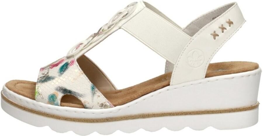Rieker Zomer sandaal met vrolijke print Multicolor Dames