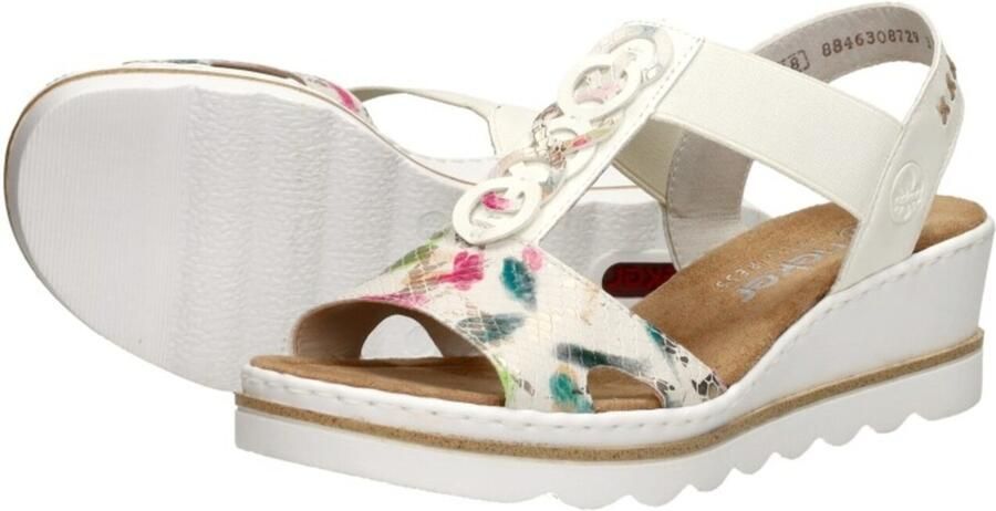 Rieker Zomer sandaal met vrolijke print Multicolor Dames - Foto 6