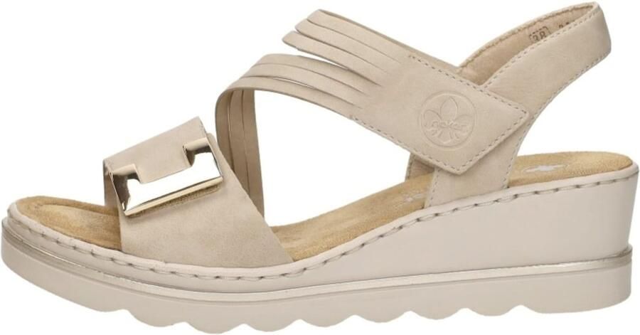 Rieker Sandalen met sleehak 67410-62 - Foto 6