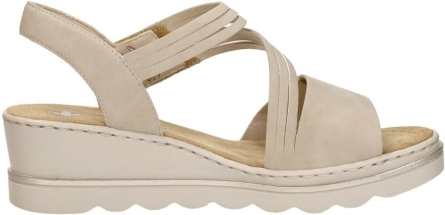 Rieker Sandalen met sleehak 67410-62 - Foto 8