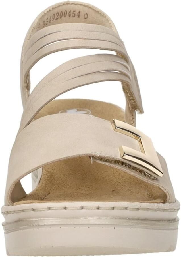 Rieker Sandalen met sleehak 67410-62 - Foto 5