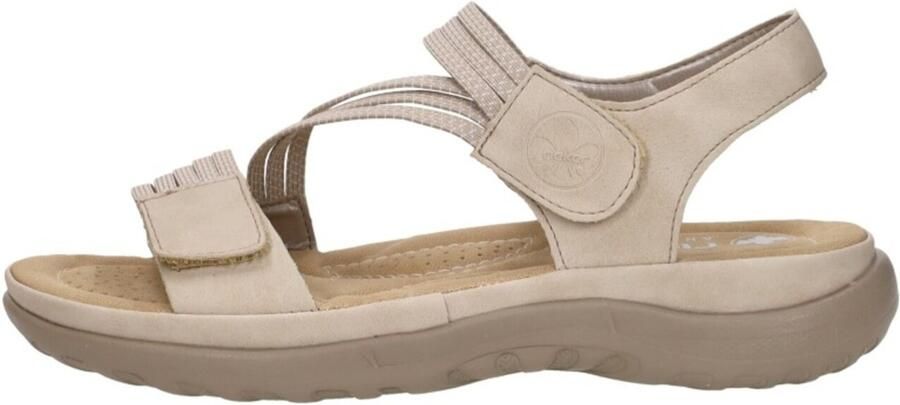 Rieker Sandalen zomerschoen sandaal sleehak met elastieken - Foto 7