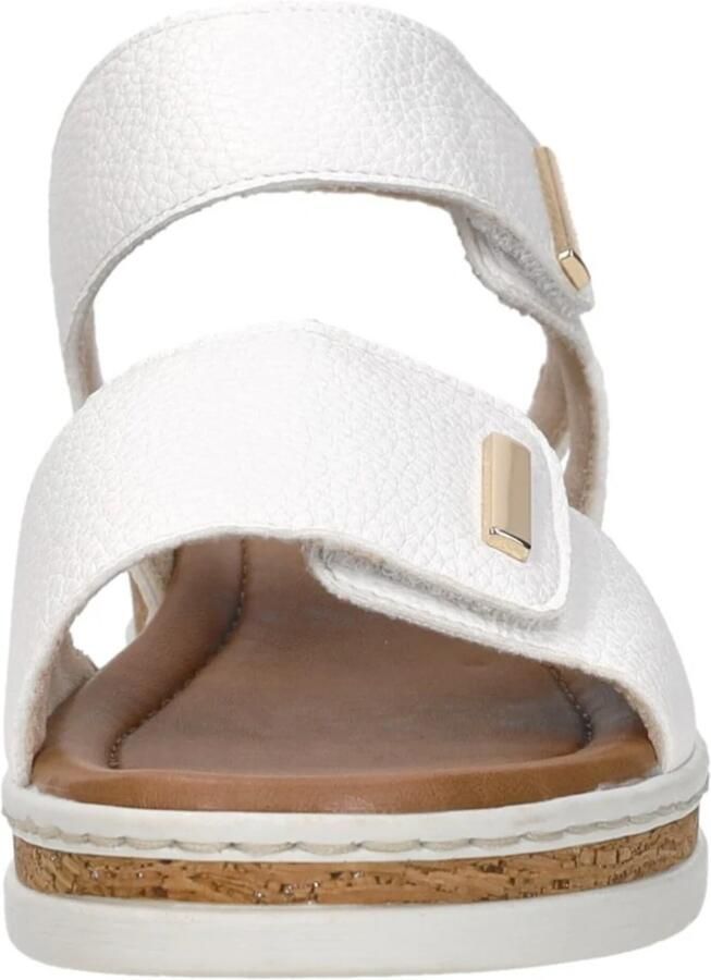 Rieker Sandalen Plat Sandalen Plat wit - Foto 4