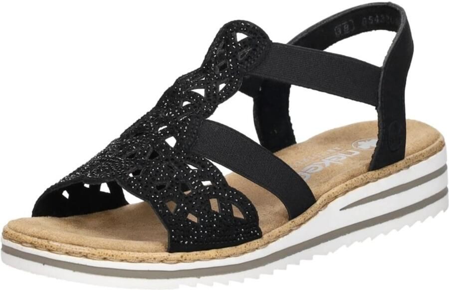 Rieker Sandalen met sleehak - Foto 6
