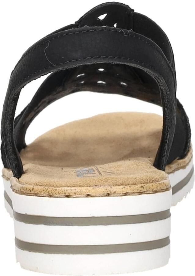 Rieker Sandalen met sleehak - Foto 4
