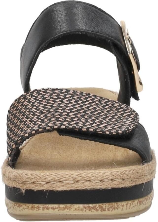 Rieker Sandalen zwart Synthetisch Dames - Foto 3