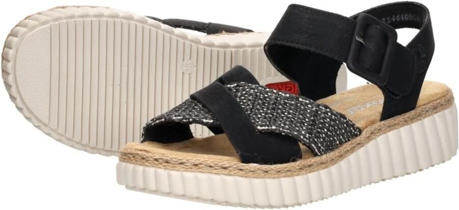 Rieker Sandalen met sleehak - Foto 10