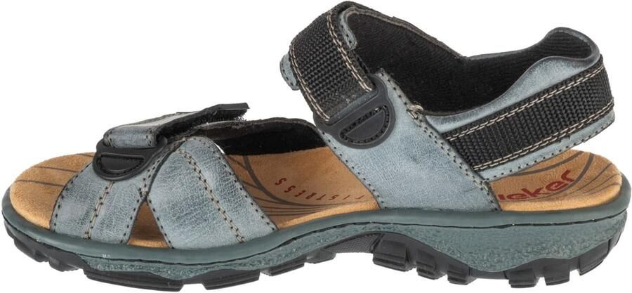Rieker dames trekking sandalen blauw-grijs Sandalen 68851-14 blauw-grijs - Foto 5