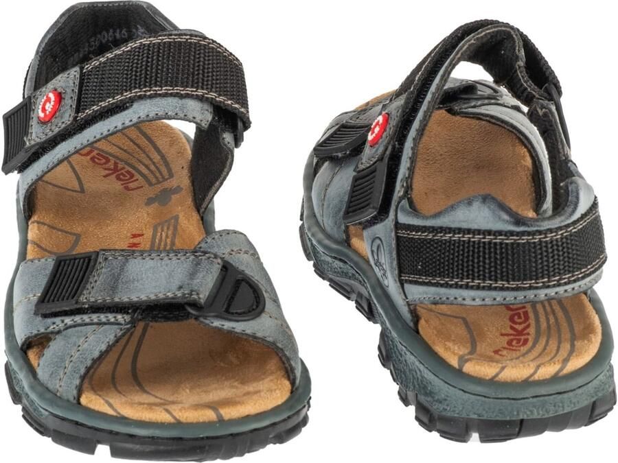 Rieker dames trekking sandalen blauw-grijs Sandalen 68851-14 blauw-grijs - Foto 6