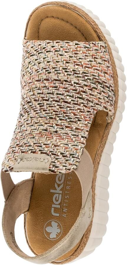 Rieker Sandals 69172 Vrouwen Beige Sandalen - Foto 3
