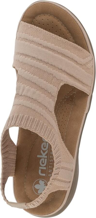 Rieker Sandals 62741 Vrouwen Beige Sandalen - Foto 4