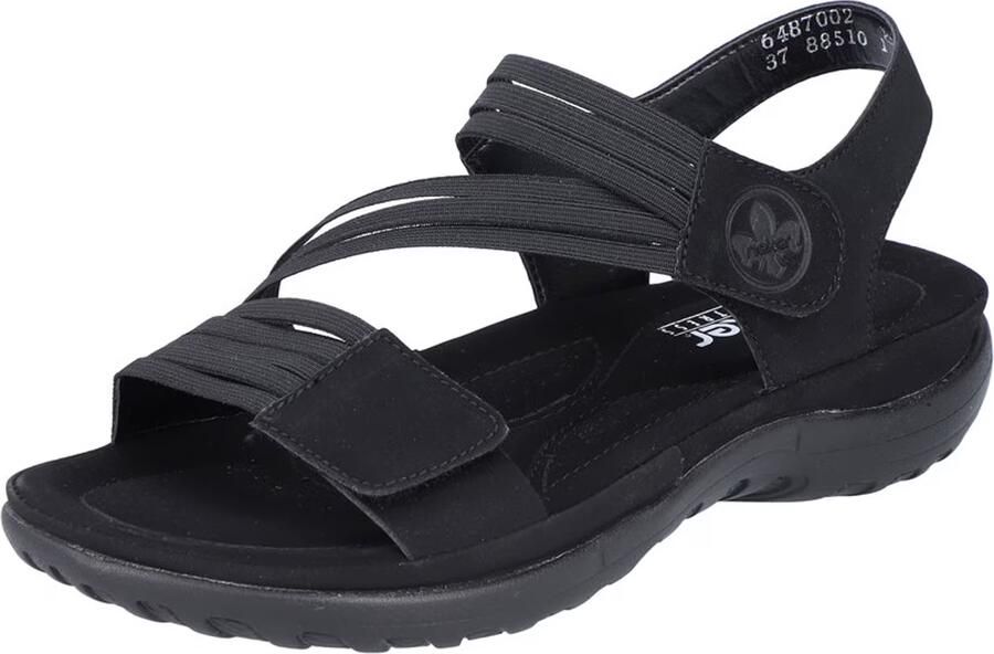 Rieker Sandals 64870 Vrouwen Zwart Sandalen - Foto 3