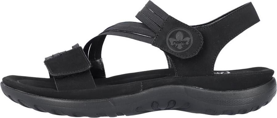 Rieker Sandals 64870 Vrouwen Zwart Sandalen - Foto 6