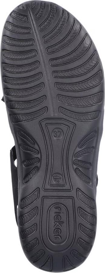 Rieker Sandals 64870 Vrouwen Zwart Sandalen - Foto 8