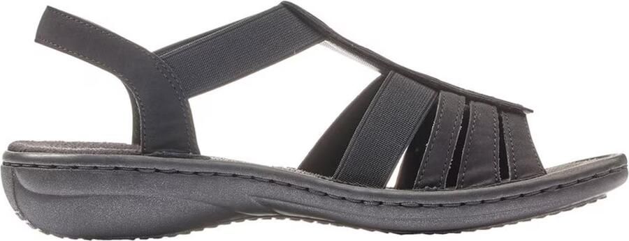Rieker Sandalen zomerschoen sandaal keilhak met decoratieve applicatie - Foto 5
