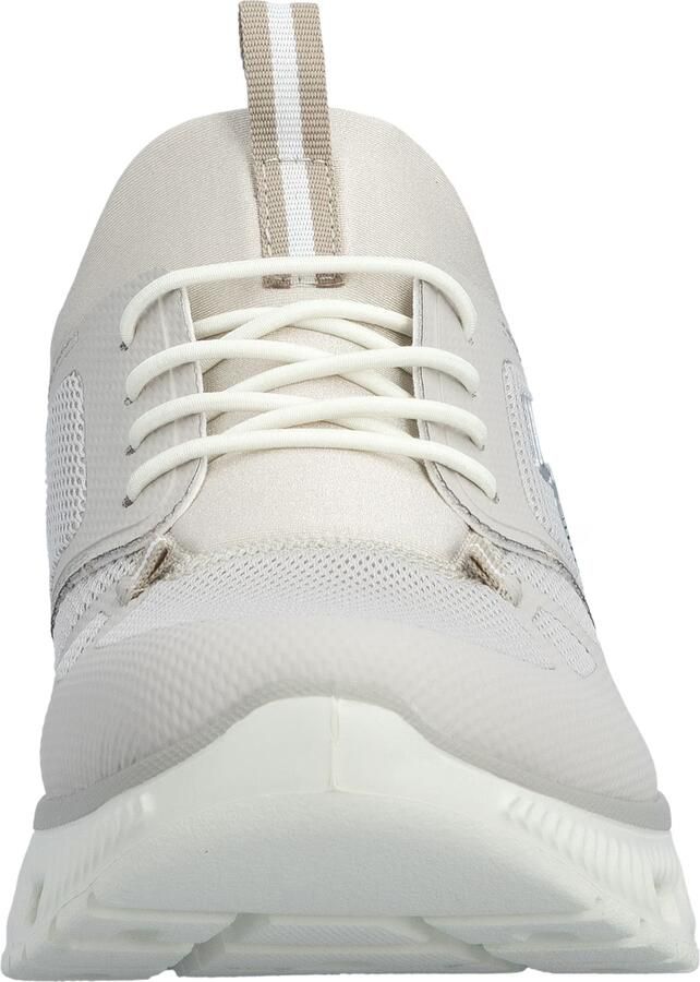 Rieker Dames Slippers Sneaker Vegan MemoSoft Elastisch M6078-60 Beige - Foto 4