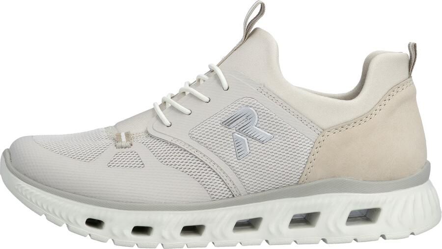 Rieker Dames Slippers Sneaker Vegan MemoSoft Elastisch M6078-60 Beige - Foto 6