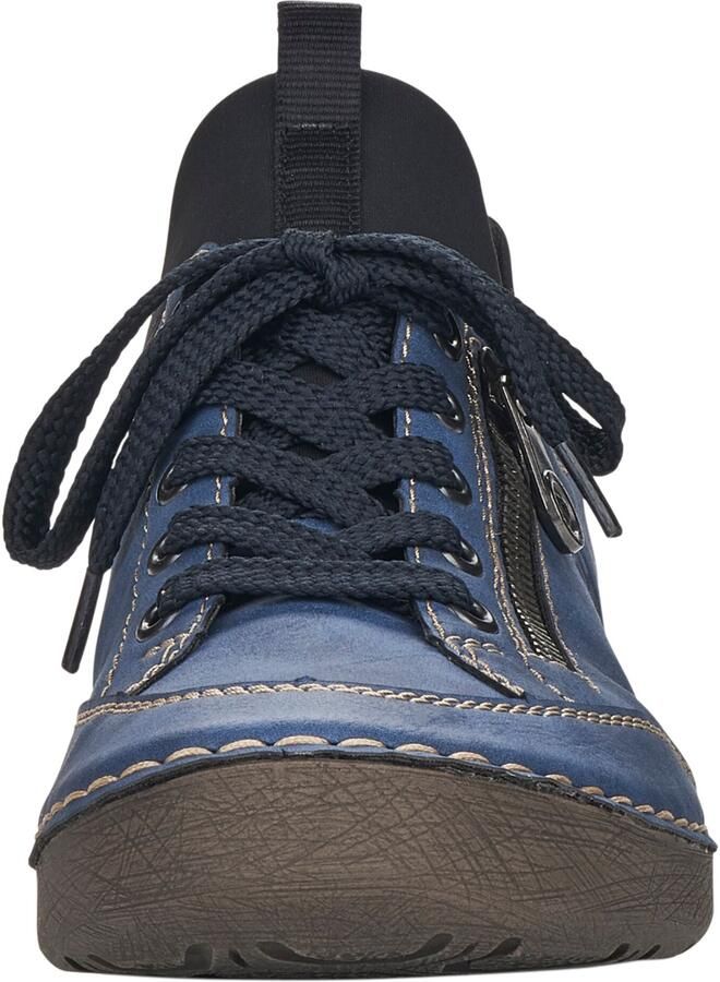 Rieker Slip-on sneakers slipper instapschoen met elastische instap - Foto 7