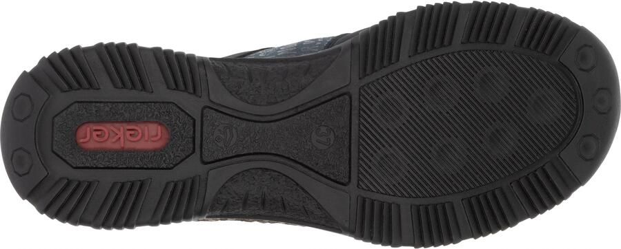 Rieker Slip-on sneakers instapschoen vrijetijdsschoen lage schoen met praktische aanhaallussen - Foto 7