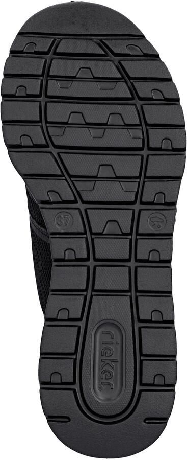 Rieker Dames Slippers Sneaker Vegan MemoSoft Elastisch M6078-00 Black - Foto 5