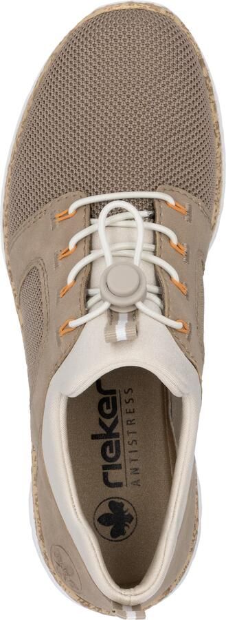 Rieker Slip-on sneakers instapschoen lage schoen slipper vrijetijdsschoen met elastische instap - Foto 9
