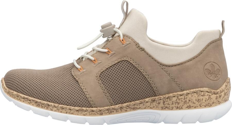 Rieker Slip-on sneakers instapschoen lage schoen slipper vrijetijdsschoen met elastische instap - Foto 7