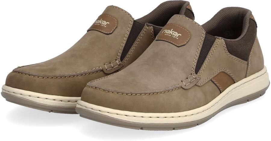 Rieker Instappers Moccasin loafer comfort schoen met elastische band voor goede pasvorm - Foto 8