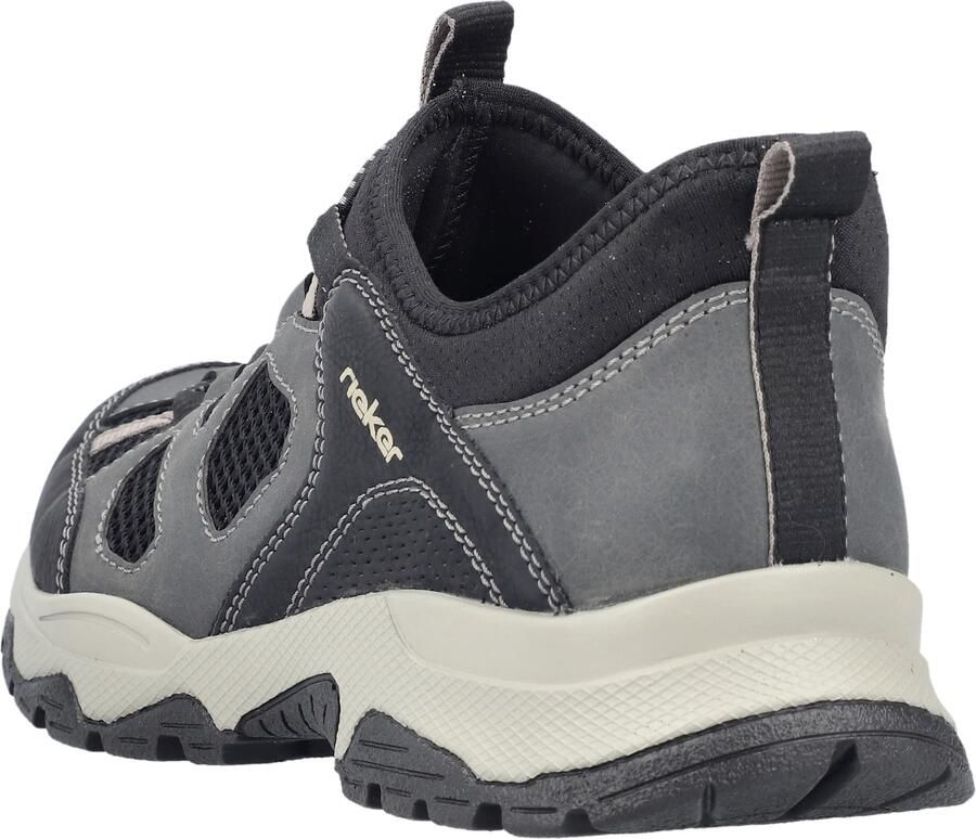Rieker Slip-on sneakers trekking schoen outdoorschoen instapschoen met elastiek - Foto 7