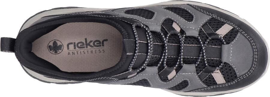 Rieker Slip-on sneakers trekking schoen outdoorschoen instapschoen met elastiek - Foto 9