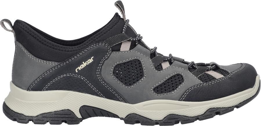 Rieker Slip-on sneakers trekking schoen outdoorschoen instapschoen met elastiek - Foto 8