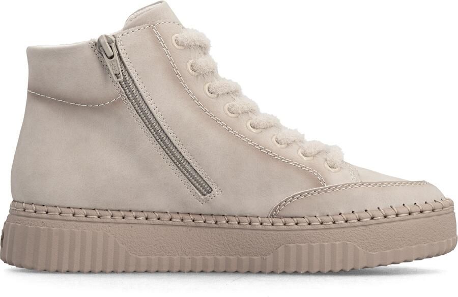 Rieker Sneakers hoog beige - Foto 4
