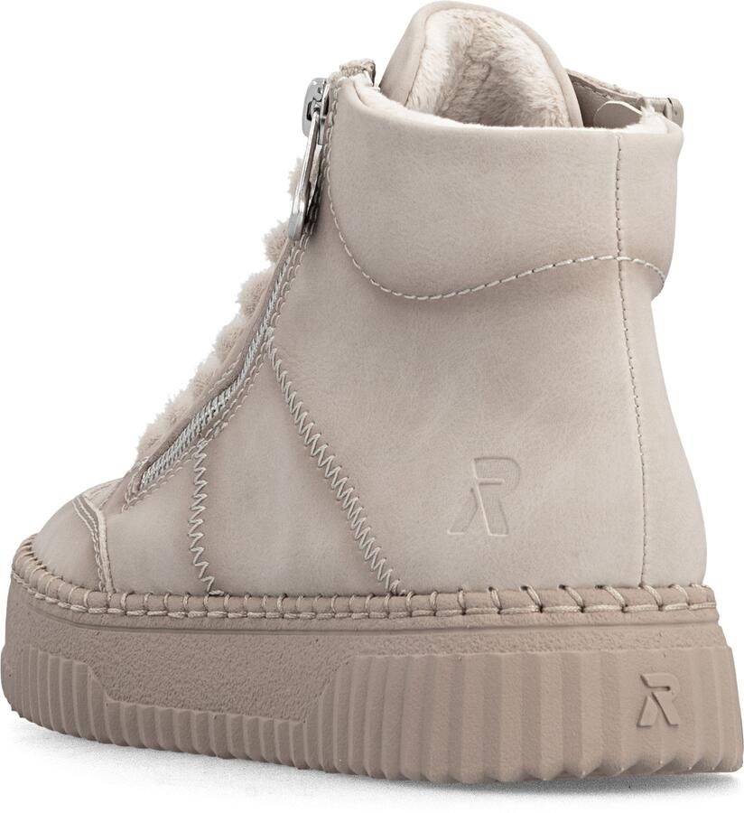 Rieker Sneakers hoog beige - Foto 3