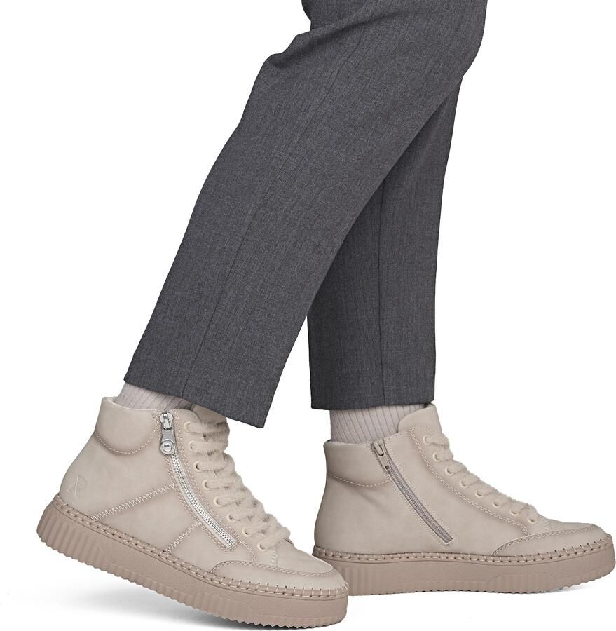 Rieker Sneakers hoog beige - Foto 2
