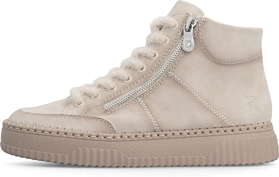 Rieker Sneakers hoog beige - Foto 5